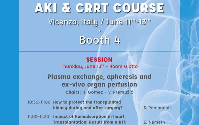 42° Vicenza Course AKI-CRRT-ECOS and Critical Care Nephrology 2024